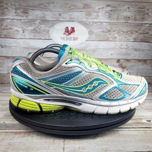 Saucony Guide 7 Women's Size 11 White Grey Athletic Running Shoes